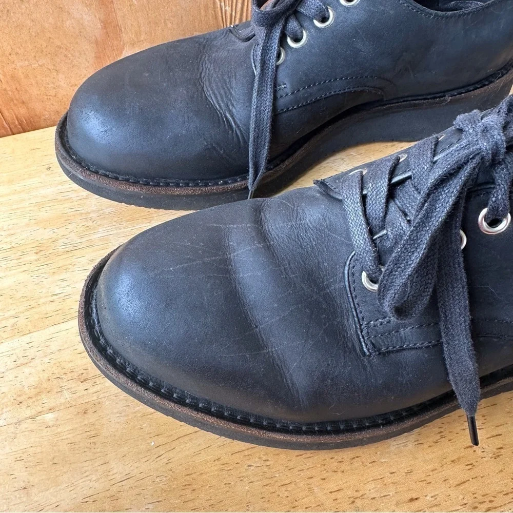 Broken Homme Michael Oxford Black leather Shoe